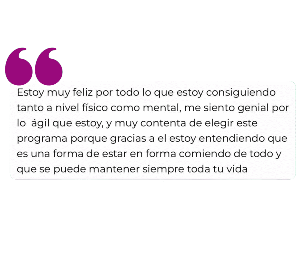 testimonio caso exito mujer menopausia perder peso-30kg trabajando mucho